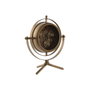 DKD Home Decor Reloj de Sobremesa Vintage Metal y Cristal Dorado