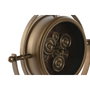 DKD Home Decor Reloj de Sobremesa Vintage Metal y Cristal Dorado