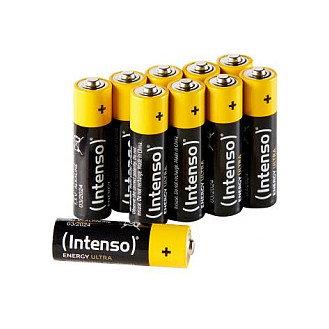 Intenso 7501920 Baterías AA Alcalinas 1.5V 2600 mAh Blíster 10 Unidades