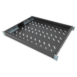 Digitus DN-97645 Baldas de 1U para Rack 19 pulgadas, 350-500mm, Negro