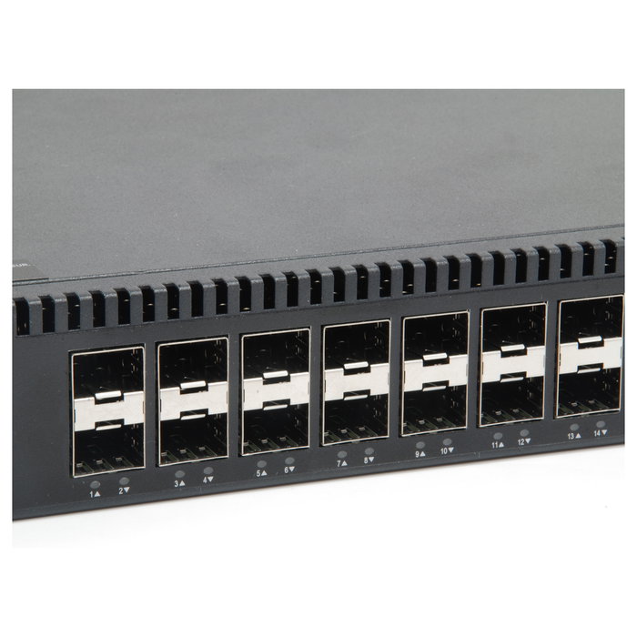 Level One Switch GTL-2872 24x SFP 4x GE 4x SFP+ Montaje en Rack Gestionado Fibra Óptica