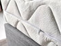 Hanah Home Colchón RollPack 120x200, Soporte Ortopédico Completo, Doble Cara, Fibra de Silicona, Blanco