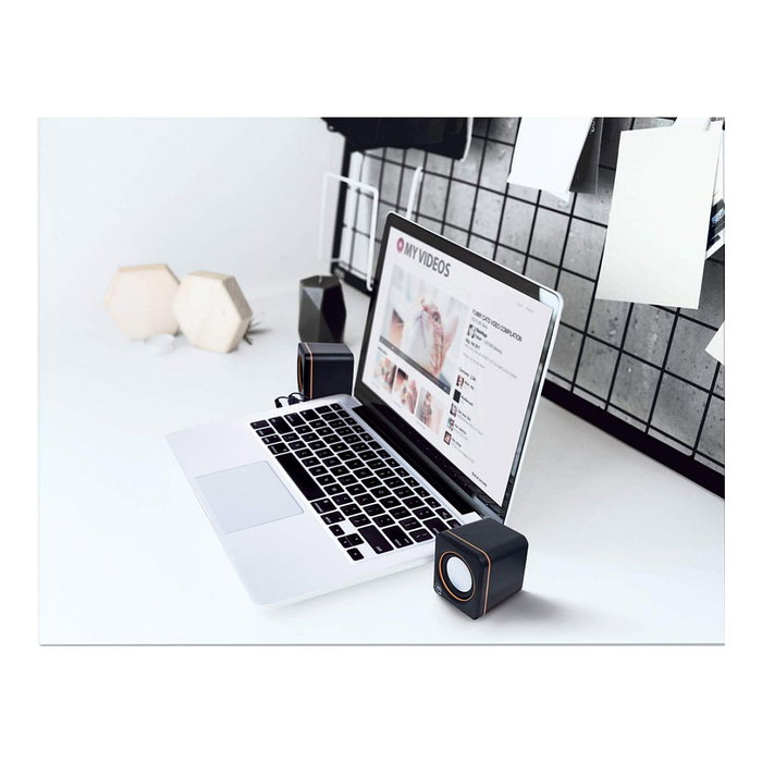 MANHATTAN 2600 Altavoces 2.0 Canales, 6W, Sonido Estéreo Compacto, Color Negro, para PC, Conexión Alámbrica MANHATTAN 2600 Altavoces 2.0 Canales, 6W, Sonido Estéreo Compacto, Color Negro, para PC, Conexión Alámbrica