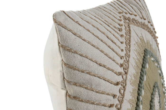 DKD Home Decor Cojín de Algodón Bordado a Mano 45x45 cm, Pack de 2