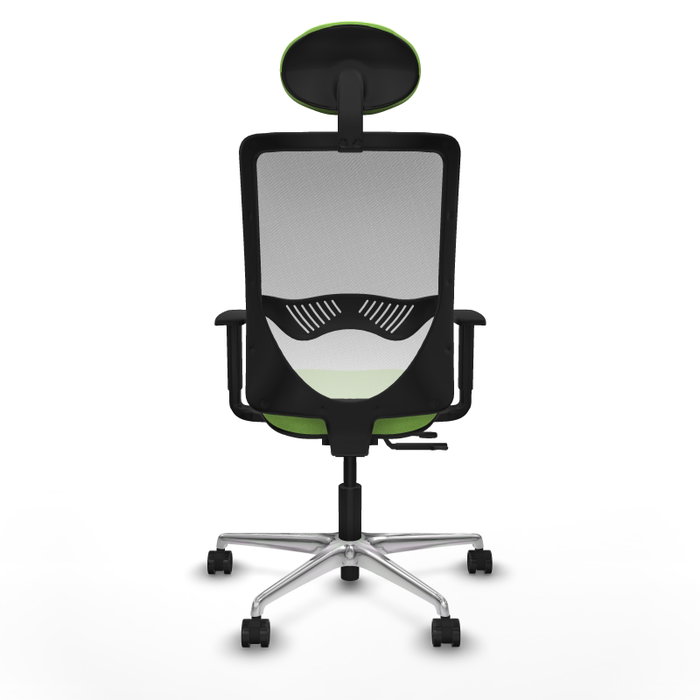 PIQUERAS Y CRESPO Silla de oficina Zulema con mecanismo Sincro/Traslack, Tela Pistacho y Malla Blanco PIQUERAS Y CRESPO Silla de oficina Zulema con mecanismo Sincro/Traslack, Tela Pistacho y Malla Blanco