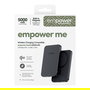 PanzerGlass Power Bank 5000mAh EMPOWER Space Black - Cargador portátil externo, Batería recargable con aluminio reciclado