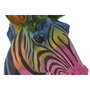 DKD Home Decor Decoración de Pared de Resina Cebra Multicolor