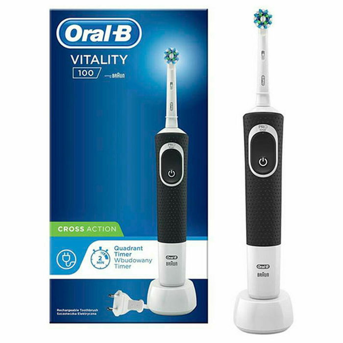 Cepillo de Dientes Eléctrico Oral-B 100 CrossAction Cepillo de Dientes Eléctrico Oral-B 100 CrossAction
