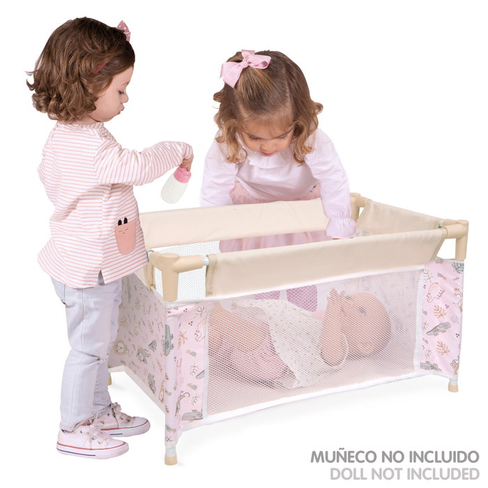 Cuna de viaje muñeca Safari