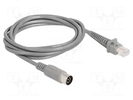 DeLOCK Cable adaptador RJ50 a DIN 8 pin, 2 m, Gris
