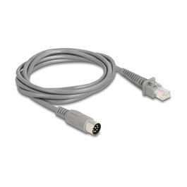 DeLOCK 90167 Cable de red RJ50 a bloque de terminales de 8 pines, 2 m, Gris