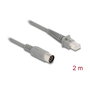 DeLOCK 90167 Cable de red RJ50 a bloque de terminales de 8 pines, 2 m, Gris