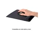 Fellowes Alfombrilla para ratón Health-V negra con reposamuñecas de gel