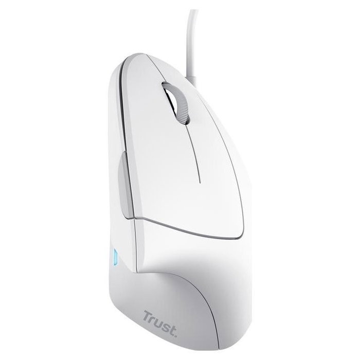 Trust Verto Ratón Ergonómico Vertical Inalámbrico Blanco