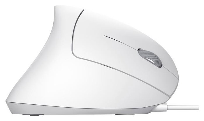Trust Verto Ratón Ergonómico Vertical Inalámbrico Blanco