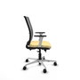 PIQUERAS Y CRESPO Silla de oficina Haches con mecanismo Sincro/Traslack Crema y Gris