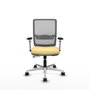 PIQUERAS Y CRESPO Silla de oficina Haches con mecanismo Sincro/Traslack Crema y Gris
