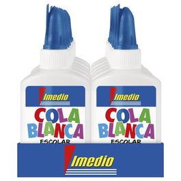 Imedio Cola Blanca Nuevo Diseño Bote 40 gr - Set de 12 unidades (Set de 12)