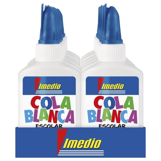 Imedio Cola Blanca Nuevo Diseño Bote 40 gr - Set de 12 unidades (Set de 12) Imedio Cola Blanca Nuevo Diseño Bote 40 gr - Set de 12 unidades (Set de 12)