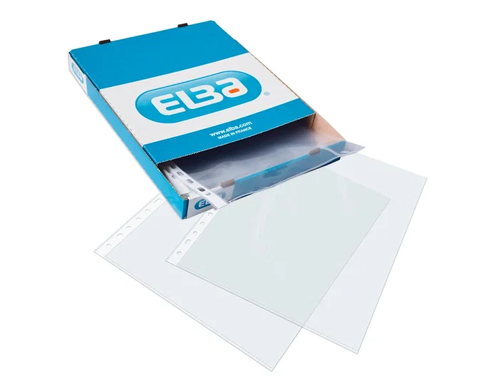 Elba Fundas Multitaladro Cristal 70 Micras Folio (Caja de 100)