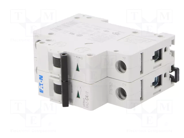 EATON ELECTRIC FAZ-C4/2 Interruptor magnetotérmico 4A 2 polos EATON ELECTRIC FAZ-C4/2 Interruptor magnetotérmico 4A 2 polos