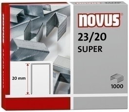 Grapas Novus Gruesos 23/20 Galvanizadas Caja De 1000