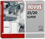 Novus Grapas Galvanizadas 23/20, Caja de 1000 unidades