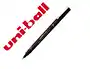 Uniball Rotulador PIN 500EF Punta Pincel Flexible Tinta Pigmentada Resistente al Agua Color Negro