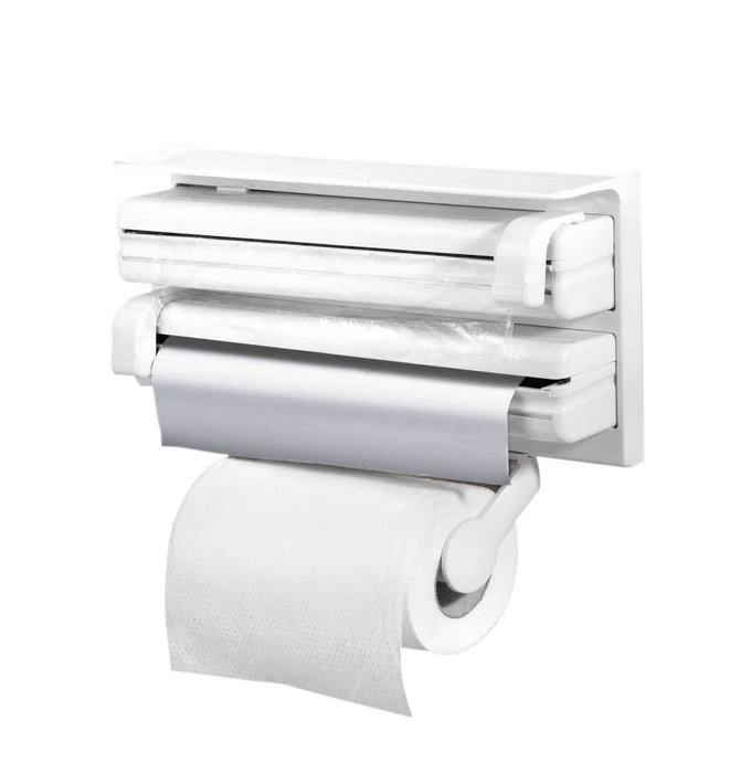 Confortime Dispensador Aluminio-Film-Papel Abs 37,7 cm x 18,3 cm x 6,9 cm (6 Unidades)