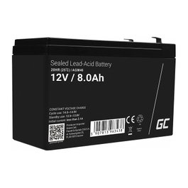 Green Cell AGM46 Batería 12V 8Ah 8000mAh Plomo-Ácido Sellado (VRLA) Negro