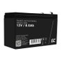 Green Cell AGM46 Batería 12V 8Ah 8000mAh Plomo-Ácido Sellado (VRLA) Negro