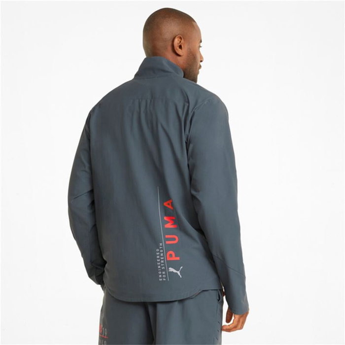 Chaqueta Deportiva para Hombre Puma Train UltRAREeave Gris oscuro Chaqueta Deportiva para Hombre Puma Train UltRAREeave Gris oscuro
