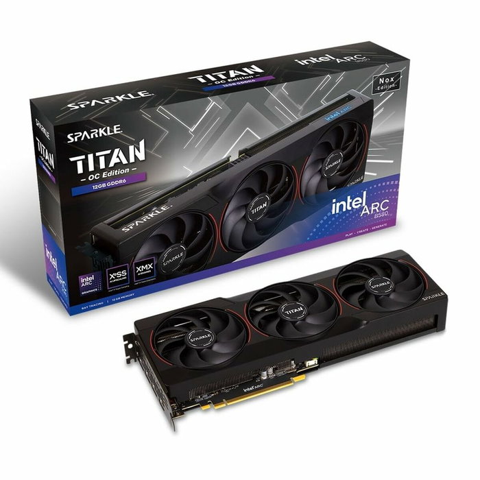 Sparkle Intel Arc B580 Titan Nox OC Edition 12GB GDDR6 Sparkle Intel Arc B580 Titan Nox OC Edition 12GB GDDR6