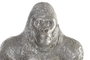 DKD Home Decor Figura de Gorila Plateada en Resina