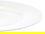 VESSIA Plato Llano Porcelana Blanco 27 cm (Set de 24)