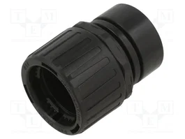 HELLERMANNTYTON HelaGuard Conector final recto negro