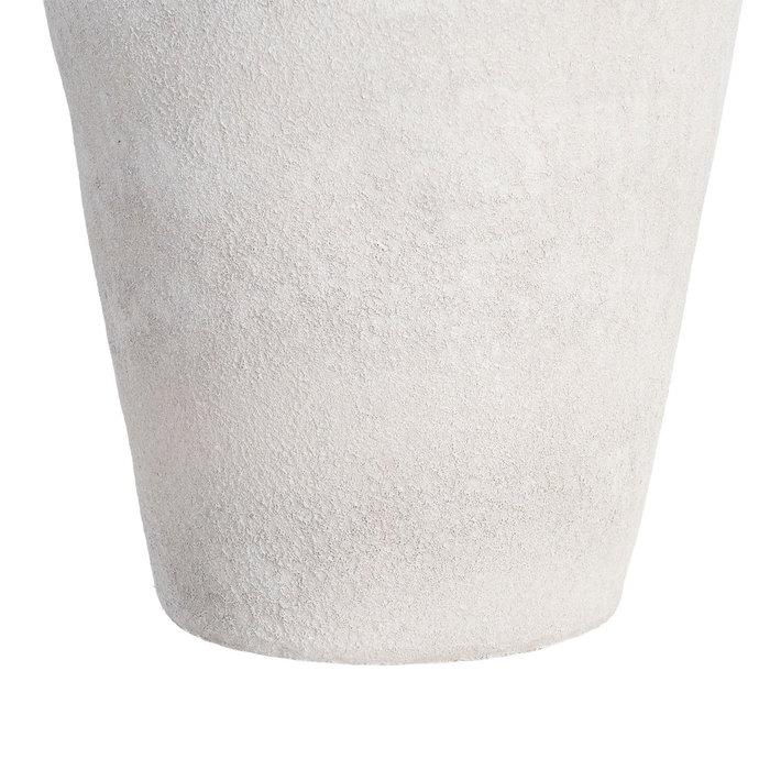 Jarrón Blanco Cerámica Decoración 25 X 25 X 60 cm