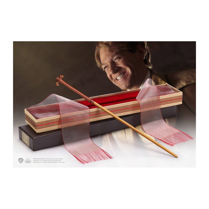The Noble Collection Varita Mágica Gilderoy Lockhart Harry Potter Oficial 44cm