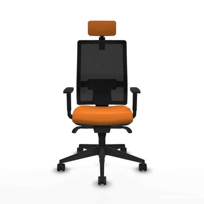 PIQUERAS Y CRESPO Silla de oficina Horna Naranja y Negro PIQUERAS Y CRESPO Silla de oficina Horna Naranja y Negro