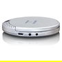 Lenco CD-201 Plata Reproductor CD Portátil MP3 LCD
