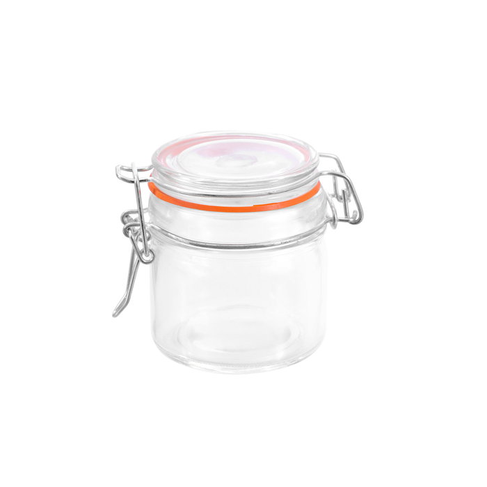 La Mediterranea Tarro Hermético de Vidrio con Clip 100 ml (Pack de 48 Unidades) La Mediterranea Tarro Hermético de Vidrio con Clip 100 ml (Pack de 48 Unidades)