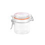 La Mediterranea Tarro Hermético de Vidrio con Clip 100 ml (Pack de 48 Unidades)