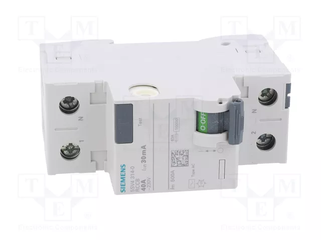 SIEMENS 5SV4314-0 Interruptor Diferencial 40A 30mA 1+N