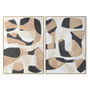 DKD Home Decor Cuadro Lienzo Abstracto Pack de 2 Surtido 100x140 cm