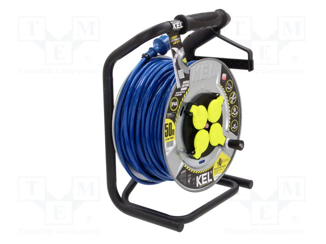 KEL Prolongador de alimentación H07BQ-F 3G1,5mm2 50m Azul KEL Prolongador de alimentación H07BQ-F 3G1,5mm2 50m Azul
