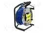 KEL Prolongador de alimentación H07BQ-F 3G1,5mm2 50m Azul