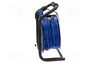 KEL Prolongador de alimentación H07BQ-F 3G1,5mm2 50m Azul