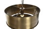 DKD Home Decor Lampara Techo Glam Dorado Hierro Triple 42 x 41 x 42 cm