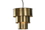 DKD Home Decor Lampara Techo Glam Dorado Hierro Triple 42 x 41 x 42 cm
