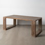 Mesa Comedor Madera de Olmo Salón 200 X 100 X 76 cm